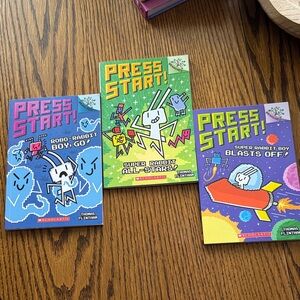 Press Start! Super Rabbit Book Set - like new!